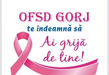 OFSD Gorj, implicată în acțiunile de combatere a cancerului la sân