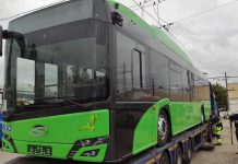 Alte patru troleibuze noi au ajuns la Târgu Jiu