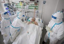 Covid-19; Scade numărul celor internați