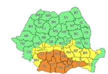 Cod portocaliu de ploi abundente