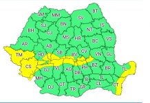 Cod galben de vânt și ninsoare viscolită