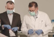 Cum se asamblează și utilizează testele pe bază de salivă. Clipuri demonstrative pentru profesori și părinți