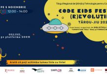 CODE Kids FEST (R)EVOLUȚIE 2021, vineri, la Târgu-Jiu