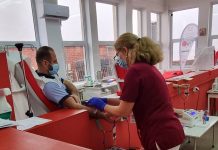 11 polițiști din Turceni au donat sânge