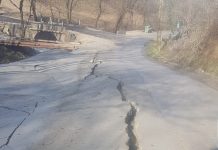 Drumul din Poienița s-a crăpat ca după cutremur! OLAREMUS SRL, firma fiului patronului de la Gidazi, a încasat peste 115.000 de euro pe investiție