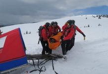 Zeci de intervenții Salvamont, de Crăciun