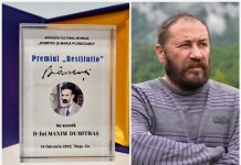 Premiul „Restitutio. Brâncuși”, acordat în acest an sculptorului Maxim Dumitraș