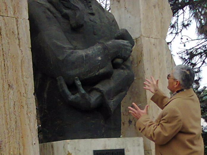 foto in dialog cu Brancusi