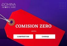 Comunicat de presă – Domina Imobiliare – prima agenție din Gorj care introduce politica de COMISION ZERO pentru cumpărători/chiriași