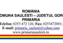 ANUNȚ – Primăria comunei Săulești organizează procedura de recrutare și selecție pentru ocuparea următoarelor posturi vacante contractuale în afara organigramei în cadru proiectului ,,Sprijin pentru comunitatea marginalizată din comuna Săulești, județul Gorj”