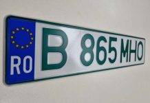 Mașini cu numere verzi de înmatriculare