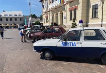 Expoziție de mașini retro în centrul orașului! „Miliția” – în buricul târgului!