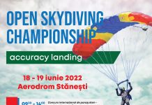Concurs de parașutism pe aerodromul din Stănești!