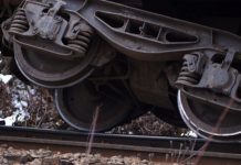 Tren deraiat la Turceni! Vagoane încărcate cu cărbune, la pământ