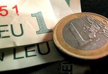 Un euro va depăși 5 lei