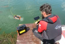 Dronă subacvatică testată de salvamontiștii gorjeni!