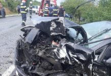 Accident grav la Scoarța, cu victime