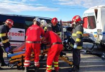Accident la Bâlteni – Doi tineri au ajuns la spital