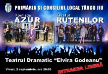 Azur și Taraful Rutenilor, spectacol la teatrul din Târgu-Jiu