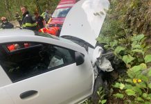 Accident teribil în Defileul Jiului: Șofer omorât de o stâncă desprinsă de pe versant
