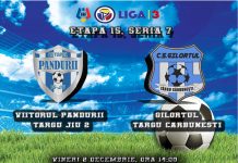 Reprezentantele Gorjului se întâlnesc în ultima etapă din Liga 3