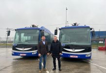 Autobuze electrice, la Rovinari