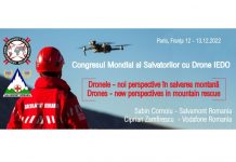 Echipele Salvamont România, la Paris – Congresul Mondial al Salvatorilor cu Drone