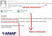 Tentative de fraudă în numele ANAF
