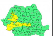 Episod de vijelii, avertizare de cod galben