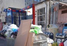 Polaris a lăsat tone de gunoi pe străzi. Garda de Mediu, nicio reacție