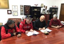 Dr. Raed Arafat, șeful DSU și Sabin Cornoiu, președintele Salvamont – Protocol și medalie aniversară