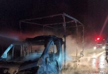 Sadu: O mașină a fost făcută scrum