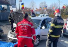 Târgu Jiu: Accident la Coloana Infinitului, persoană rănită