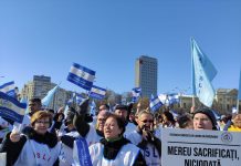 Au reluat protestele pentru „salarii decente”