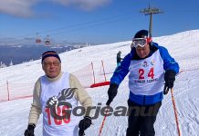 Veteran din Gorj, de 86 de ani, pe pârtiile din Straja și Rânca!