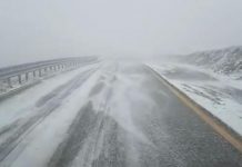 Viscol puternic la munte!