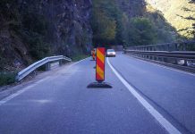 Circulație pe un singur fir, pe Defileul Jiului