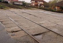 Târgu Jiu, lucrări pe calea ferată: Se închide o bandă de circulație