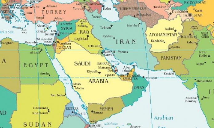 Harta-Orientul-Mijlociu