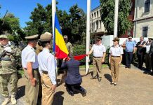 La Târgu-Jiu s-a marcat Ziua Drapelului Național