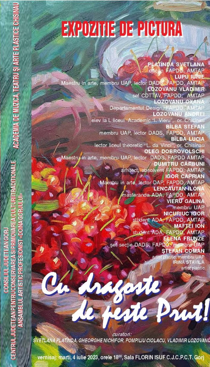Afis expozitie de pictura Chisinau