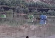 Carierele, sub ape! Minerii, cu barca!