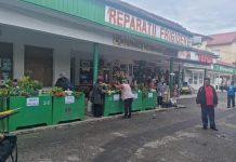 Mese sociale în Piața Centrală din Târgu Jiu