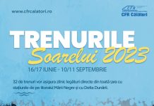„Trenurile Soarelui” circulă din 16 iunie
