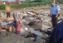 Prinsă în timp ce arunca gunoaie. Amendată și pusă să curețe zona