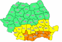 După vijelii, cod galben de caniculă