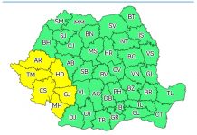 Gorjul intră sub cod galben de ploi