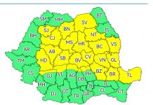 ANM: Cod galben pentru nordul județului Gorj