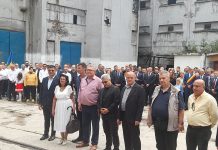 Reprezentanții FNM îi omagiază pe minerii din ”Lupeni 29”