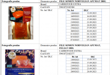 Pește retras de la vânzare